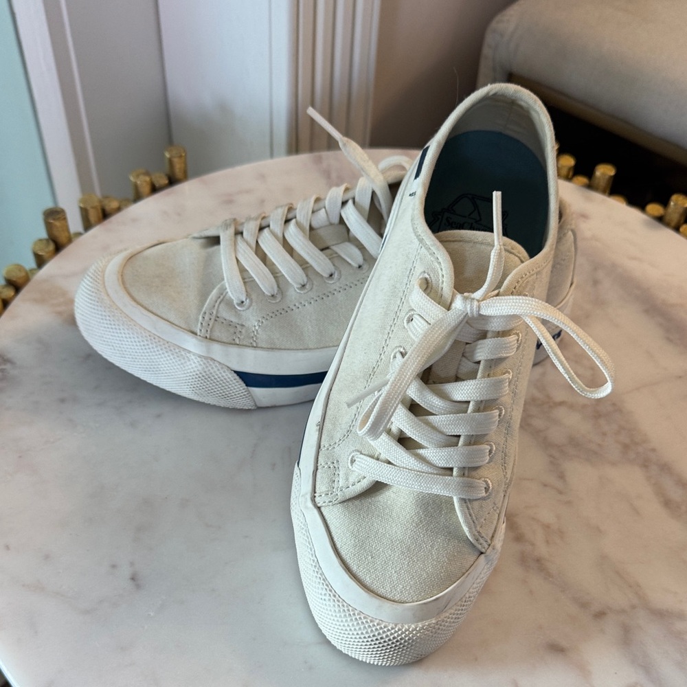 SeaVees Cream Sneakers